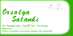 orsolya salanki business card